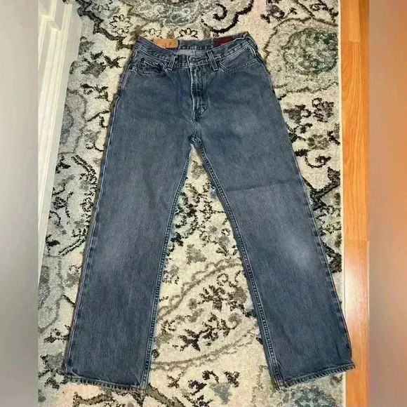 Gap 1969 Jeans Mens Tag Size 30x29 Blue Standard Fit Denim Medium Wash Faded - Picture 1 of 13